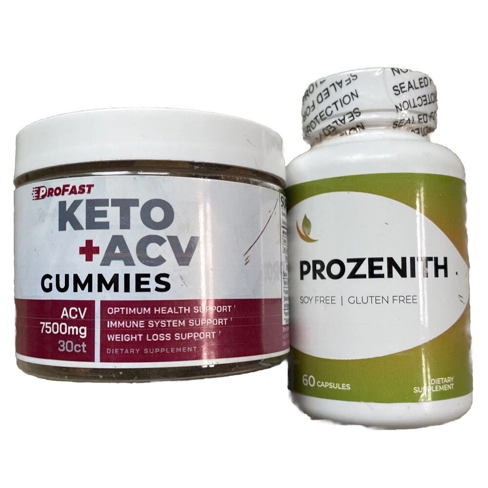 Prozenith Soy-Free Gluten-Free Immune Support 60 Capsules Keto Acv Gummies 30 Ct